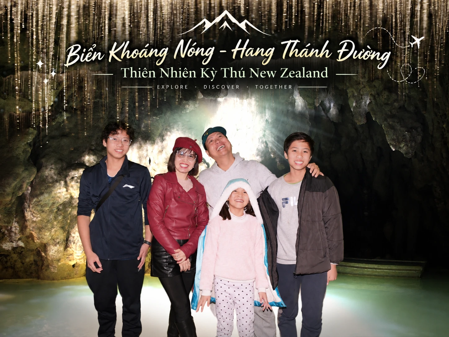 Biển Khoáng Nóng - Hang Thánh Đường - Thiên Nhiên Kỳ Thú New Zealand